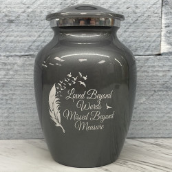 Customer Gallery - Loved Beyond Words Sharing Urn - Gunmetal Gray