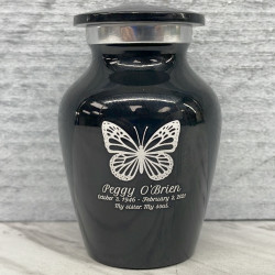 Customer Gallery - Butterfly Keepsake Urn - Jet Black