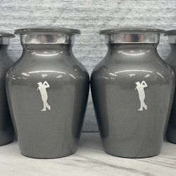 Customer Gallery - Golf Keepsake Urn - Gunmetal Gray