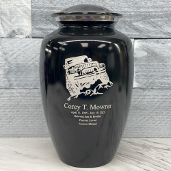 Customer Gallery - Offroad Truck Cremation Urn - Jet Black