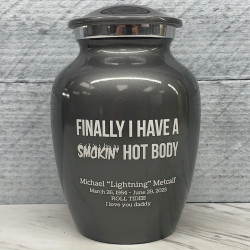 Customer Gallery - Hot Body Sharing Urn - Gunmetal Gray