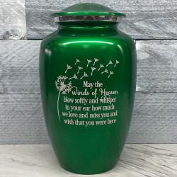 Customer Gallery - Winds of Heaven Cremation Urn - Shamrock Green