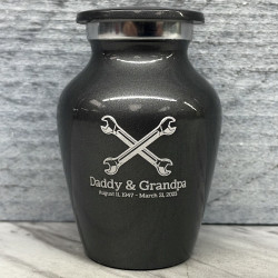 Customer Gallery - Mechanic Wrench Keepsake Urn - Gunmetal Gray