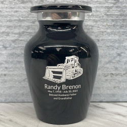 Customer Gallery - Bulldozer Keepsake Urn - Jet Black
