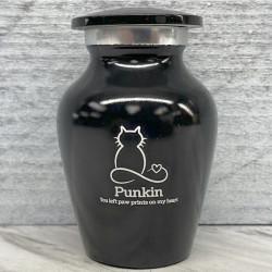 Customer Gallery - Keepsake Infinite Love Cat Cremation Urn - Jet Black