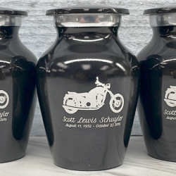 Customer Gallery - Motorcycle Keepsake Urn - Jet Black