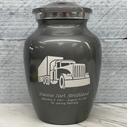 Customer Gallery - Semi Truck Sharing Urn - Gunmetal Gray
