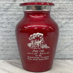 Customer Gallery - Train Keepsake Urn - Ruby Red