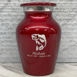 Customer Gallery - Fishing Keepsake Urn - Ruby Red