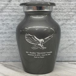 Customer Gallery - Eagle Keepsake Urn - Gunmetal Gray