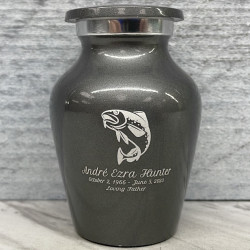 Customer Gallery - Fishing Keepsake Urn - Gunmetal Gray