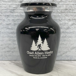 Customer Gallery - Sasquatch Keepsake Urn - Jet Black
