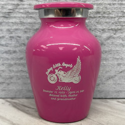 Customer Gallery - Riding with Angels Keepsake Urn - Rose Pink