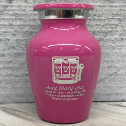 Customer Gallery - Slot Machine Keepsake Urn - Rose Pink