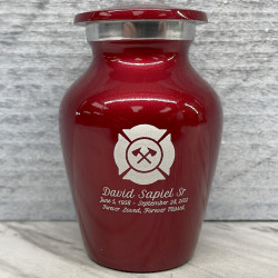 Customer Gallery - Firefighter Keepsake Urn - Ruby Red