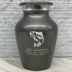 Customer Gallery - Fishing Keepsake Urn - Gunmetal Gray