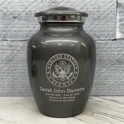 Customer Gallery - Army Sharing Urn - Gunmetal Gray