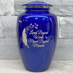Customer Gallery - Loved Beyond Words Cremation Urn - Midnight Blue