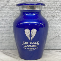 Customer Gallery - Angel Wings Keepsake Urn - Midnight Blue