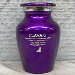 Customer Gallery - Purple Luster Keepsake Urn