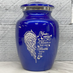 Customer Gallery - Your Wings Were Ready Sharing Urn - Midnight Blue