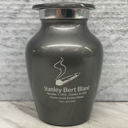 Customer Gallery - Marijuana Joint Keepsake Urn - Gunmetal Gray