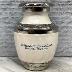 Customer Gallery - Radiant White Keepsake Urn