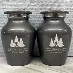 Customer Gallery - Sasquatch Keepsake Urn - Gunmetal Gray