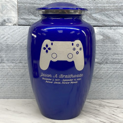 Customer Gallery - Gaming Controller Cremation Urn - Midnight Blue