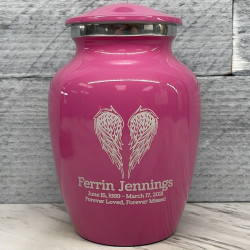 Customer Gallery - Angel Wings Sharing Urn - Rose Pink