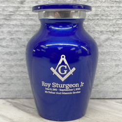 Customer Gallery - Masonic Keepsake Urn - Midnight Blue