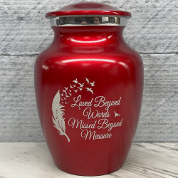 Customer Gallery - Loved Beyond Words Sharing Urn - Ruby Red