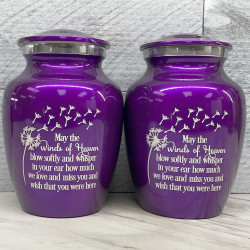 Customer Gallery - Winds of Heaven Sharing Urn - Purple Luster