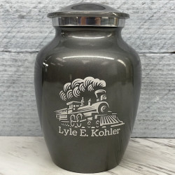 Customer Gallery - Train Sharing Urn - Gunmetal Gray