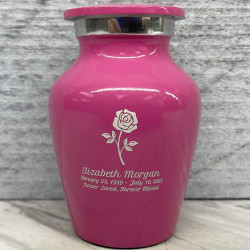 Customer Gallery - Rose Keepsake Urn - Rose Pink