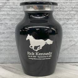Customer Gallery - Horse Keepsake Urn - Jet Black