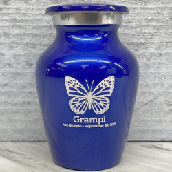 Customer Gallery - Butterfly Keepsake Urn - Midnight Blue