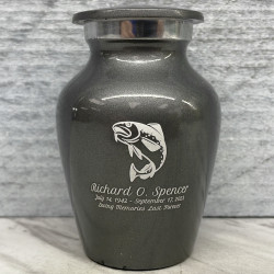 Customer Gallery - Fishing Keepsake Urn - Gunmetal Gray