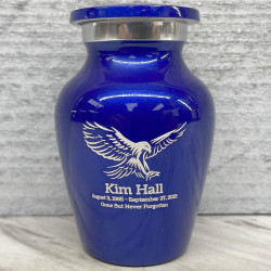 Customer Gallery - Eagle Keepsake Urn - Midnight Blue