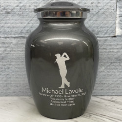 Customer Gallery - Golf Sharing Urn - Gunmetal Gray
