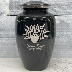 Customer Gallery - Bowling Cremation Urn - Jet Black