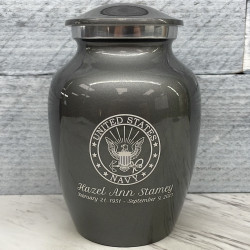 Customer Gallery - Navy Sharing Urn - Gunmetal Gray