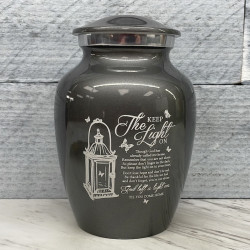 Customer Gallery - Keep the Light On Sharing Urn - Gunmetal Gray