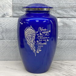 Customer Gallery - Your Wings Were Ready Cremation Urn - Midnight Blue