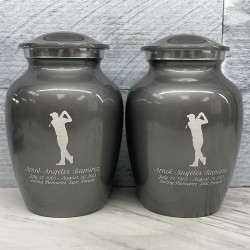 Customer Gallery - Golf Sharing Urn - Gunmetal Gray