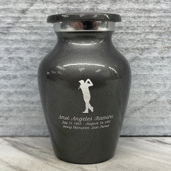 Customer Gallery - Golf Keepsake Urn - Gunmetal Gray