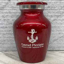 Customer Gallery - Boat Anchor Keepsake Urn - Ruby Red