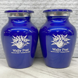 Customer Gallery - Bowling Keepsake Urn - Midnight Blue
