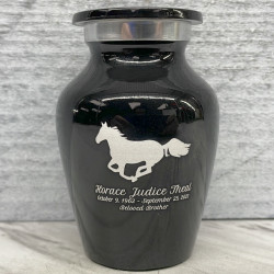 Customer Gallery - Horse Keepsake Urn - Jet Black