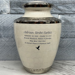 Customer Gallery - Radiant White Cremation Urn